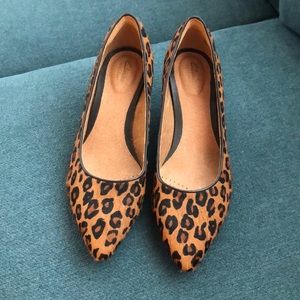 Clarks Leopard Kitten Heels Brand New Size 9